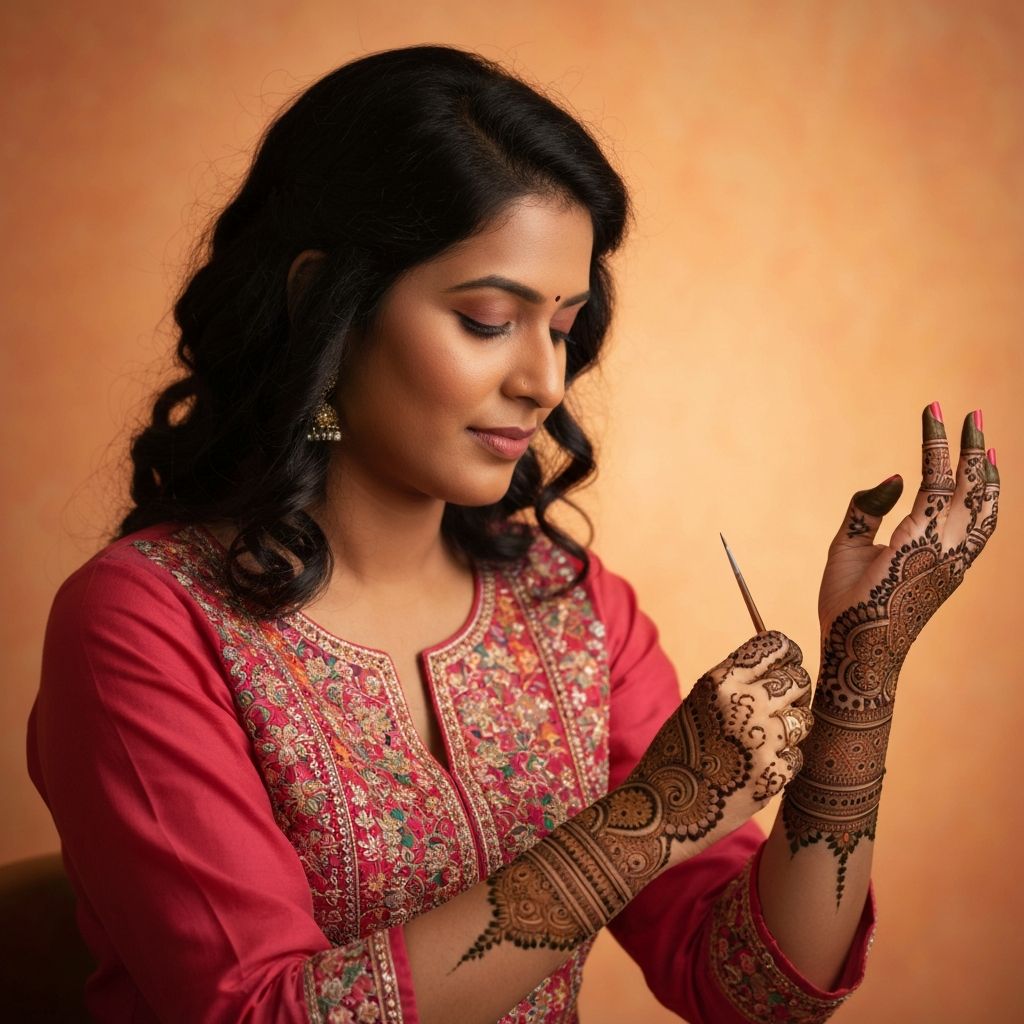 Henna Artist from South Asia